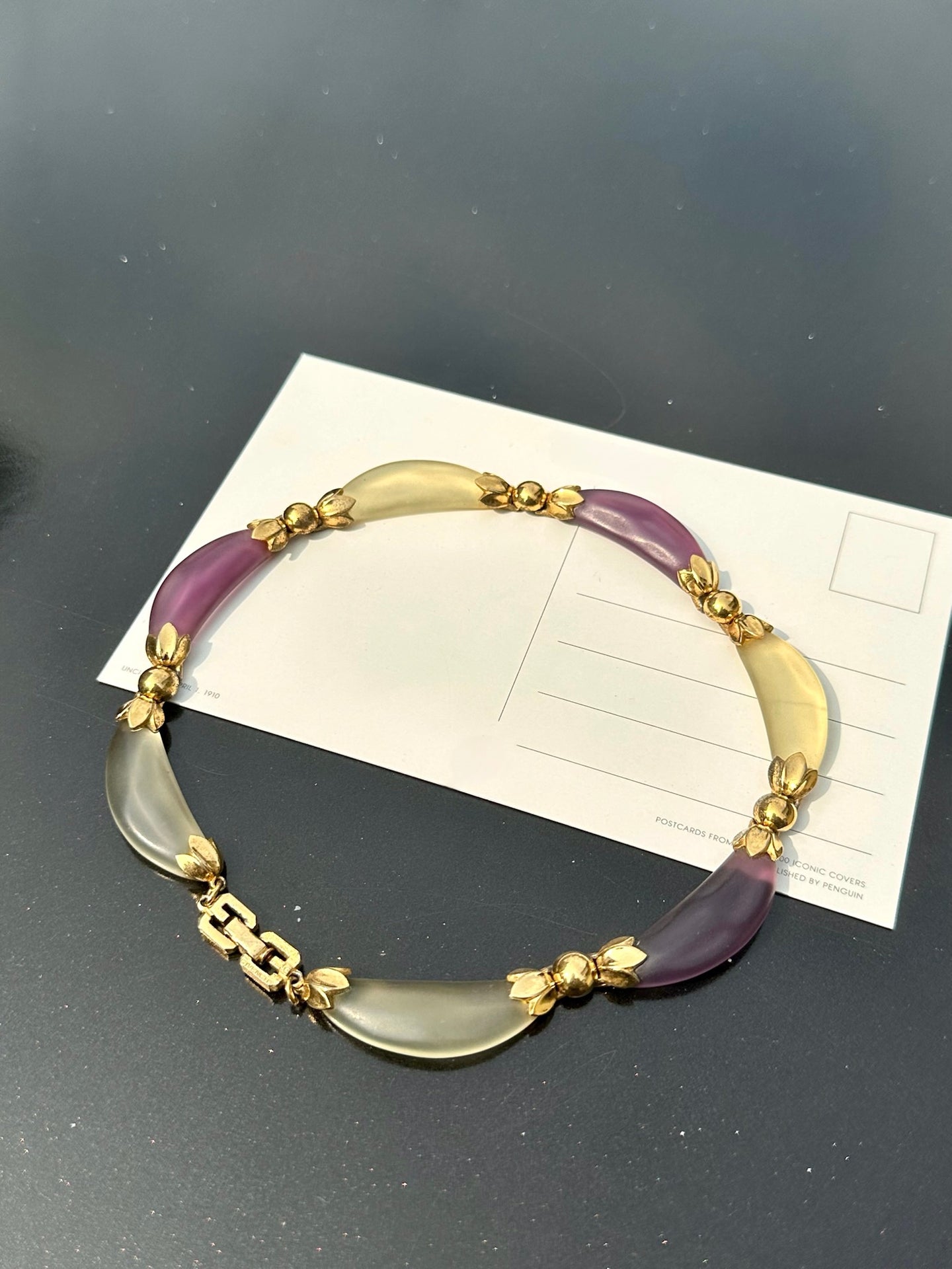 Vintage Givenchy Resin Choker Necklace
