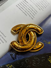 Load image into Gallery viewer, Vintage Chanel CC Quilted Brooch