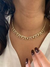 Load image into Gallery viewer, Vintage Diamond Scallop Necklace
