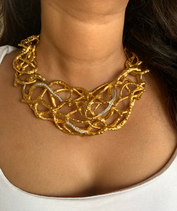 Vintage Elizabeth Taylor Vine Necklace