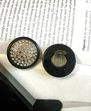 Load image into Gallery viewer, Vintage ‘Made In Italy’ Marked Diamond Earrings