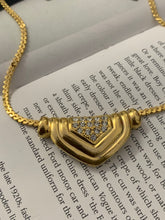 Load image into Gallery viewer, Vintage Diamond Pendant Necklace