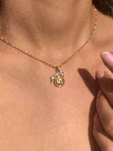 Load image into Gallery viewer, Vintage Nina Ricci NR Diamond Bow Necklace