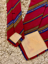 Load image into Gallery viewer, Vintage Celine Striped Tie