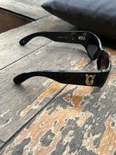 Load image into Gallery viewer, Vintage Gianni Versace Black Block Sunglasses