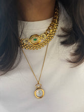 Load image into Gallery viewer, Vintage Trifari Gold Linked Necklace