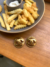 Load image into Gallery viewer, Vintage Chanel Chunky CC Earrings