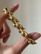 Load image into Gallery viewer, Vintage Leaf Brushed Textured Bracelet