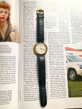 Load image into Gallery viewer, Vintage Christian Dior Gold Leather Watch