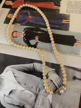 Load image into Gallery viewer, Vintage Pearl Box Clasp Necklace