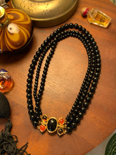 Load image into Gallery viewer, Vintage Monet Black Layered Necklace