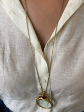 Load image into Gallery viewer, Vintage Magnifying Glass Necklace