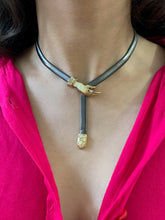 Load image into Gallery viewer, Vintage Serpent Lariat Necklace