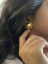 Load image into Gallery viewer, Vintage Givenchy Logo Earrings