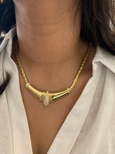Load image into Gallery viewer, Vintage Anchor Bar Diamond Necklace