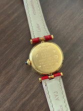 Load image into Gallery viewer, Vintage Cartier Vendôme Red Watch