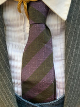 Load image into Gallery viewer, Vintage Christian Dior Purple Striped Tie