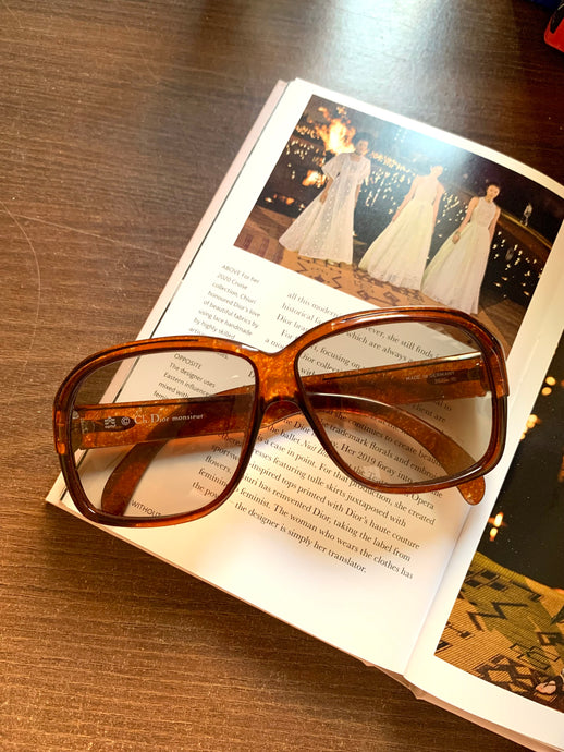 Vintage Christian Dior Tangerine CD Sunglasses