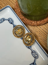 Load image into Gallery viewer, Vintage Yves Saint Laurent Cameo Earrings