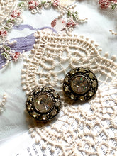 Load image into Gallery viewer, Vintage Silver Braided Chunky Studs