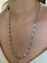 Load image into Gallery viewer, Vintage Givenchy G Silver Necklace