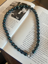 Load image into Gallery viewer, Vintage Blue Pearl Necklace