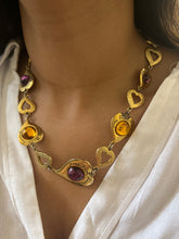 Load image into Gallery viewer, Vintage Yves Saint Laurent Logo Heart Necklace