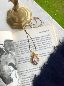Cameo Rose Charm