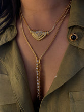 Load image into Gallery viewer, Vintage Diamond Drop Lariat Necklace