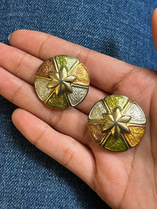 Vintage Lime Earrings