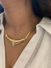 Load image into Gallery viewer, Vintage Anchor Bar Diamond Necklace