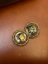 Load image into Gallery viewer, Vintage Yves Saint Laurent Cameo Earrings