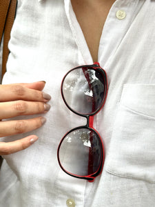 Vintage Red Sunglasses