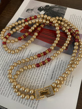 Load image into Gallery viewer, Vintage D’Orlan Layered Pearl Necklace