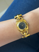 Load image into Gallery viewer, Vintage Gucci Black Horsebit Watch