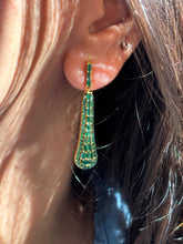 Load image into Gallery viewer, Emerald Danglers