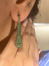 Load image into Gallery viewer, Emerald Danglers