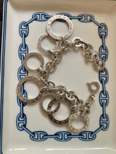 Load image into Gallery viewer, Vintage Bvlgari Chunky Ring Silver Bracelet