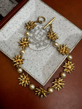 Load image into Gallery viewer, Vintage Biche De Bère Chunky Pearl Flower Necklace