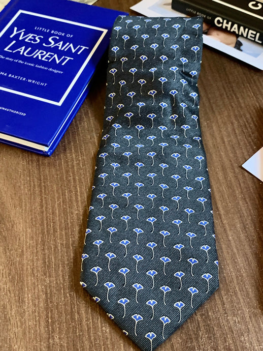 Vintage Yves Saint Laurent Print Tie