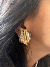 Load image into Gallery viewer, Vintage Tri Coloured Earrings