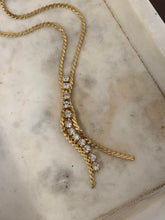 Load image into Gallery viewer, Vintage Diamond Drop Lariat Necklace