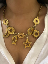 Load image into Gallery viewer, Vintage Remy Dis Paris Ocean Charm Necklace