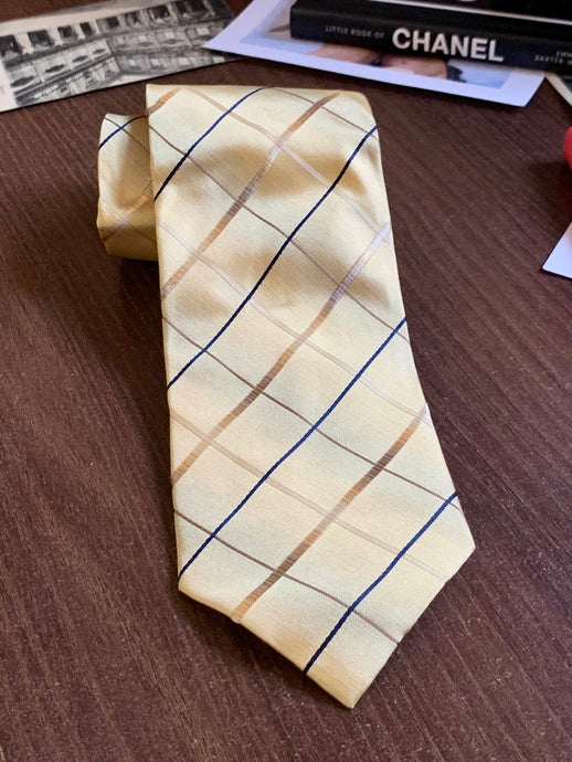 Vintage Loden Frey Checkered Tie