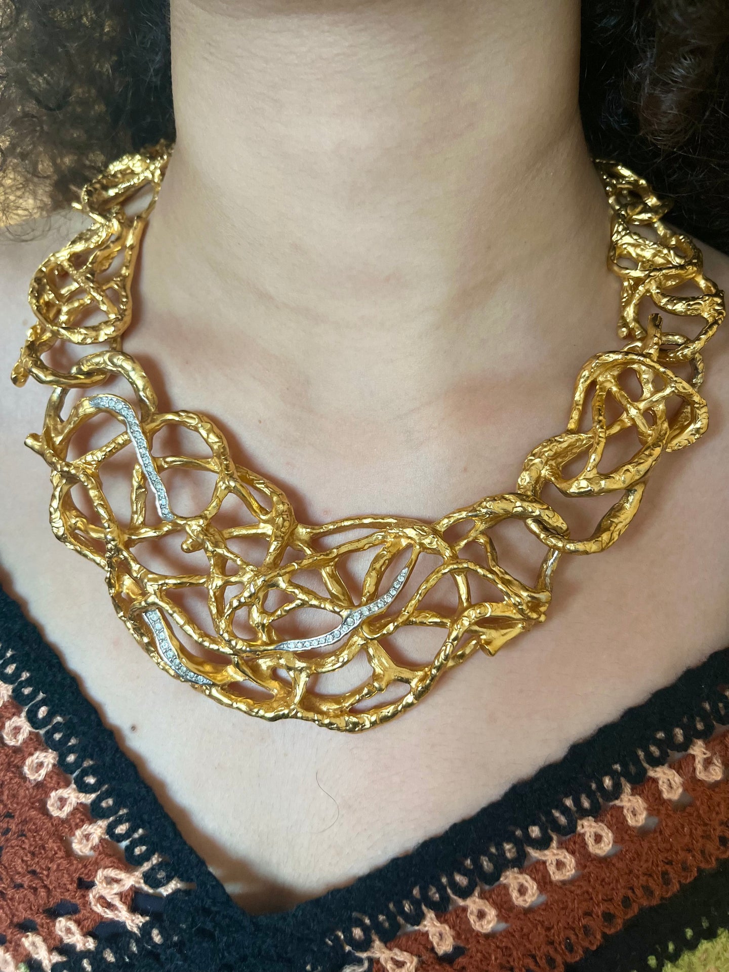 Vintage Elizabeth Taylor Vine Necklace