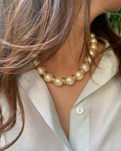 Vintage Big Pearl Baroque Necklace