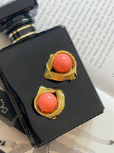 Load image into Gallery viewer, Vintage Pink Stone Serpent Earrings