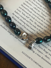 Load image into Gallery viewer, Vintage Blue Pearl Necklace