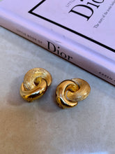 Load image into Gallery viewer, Vintage Christian Dior Knot Earrings