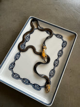 Load image into Gallery viewer, Vintage Serpent Lariat Necklace